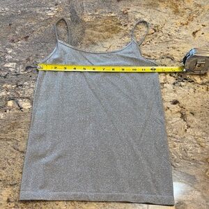 Silver Glittery Women's Top.